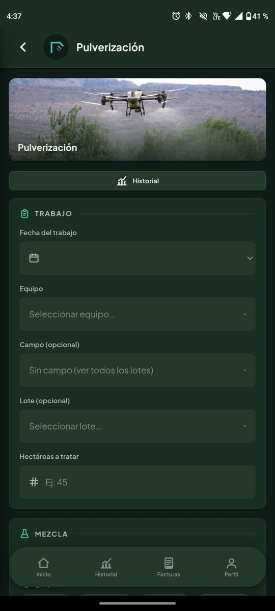 Registrá el trabajo